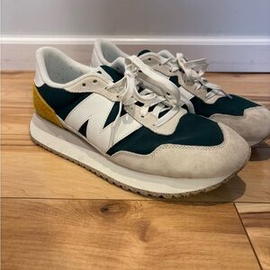 New Balance Athletic Shoes - Green, White, Yellow